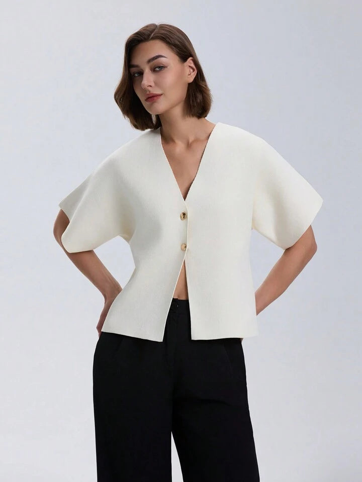 Veronica | Top z dekoltem w serek