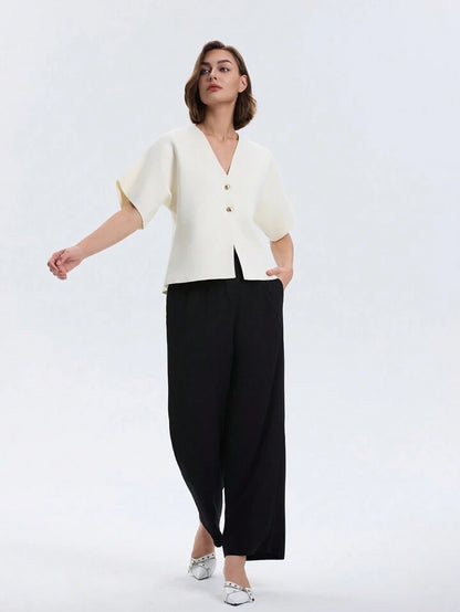 Veronica | Top z dekoltem w serek