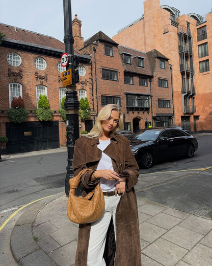 Amanda | Płaszcz typu trench w kolorze północy