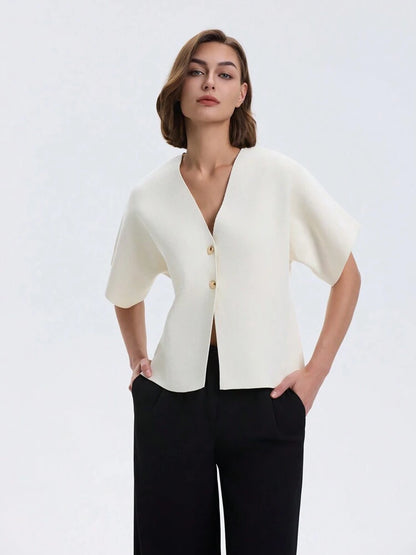 Veronica | Top z dekoltem w serek