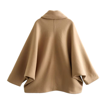 Lovie | Oversize'owy wełniany płaszcz 