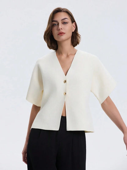 Veronica | Top z dekoltem w serek