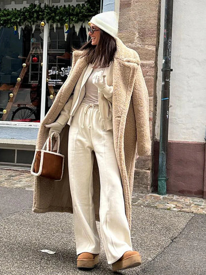 Lola | Ciepły Wełniany Płaszcz