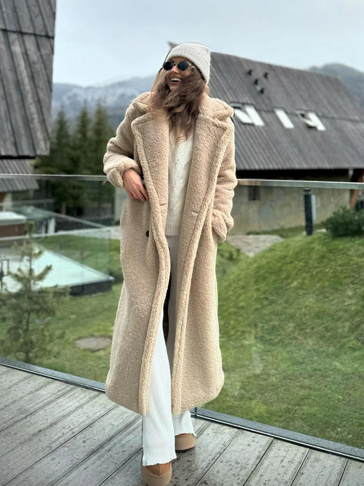 Lola | Ciepły Wełniany Płaszcz