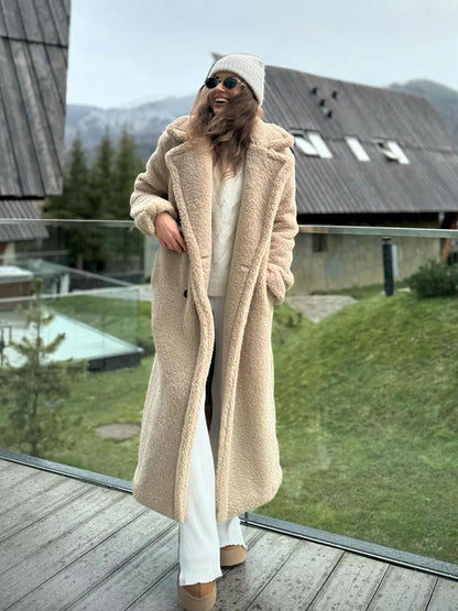 Lola | Ciepły Wełniany Płaszcz