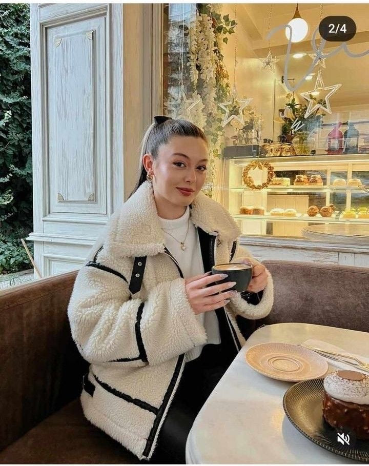 Juna | Płaszcz Teddy