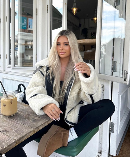 Juna | Płaszcz Teddy