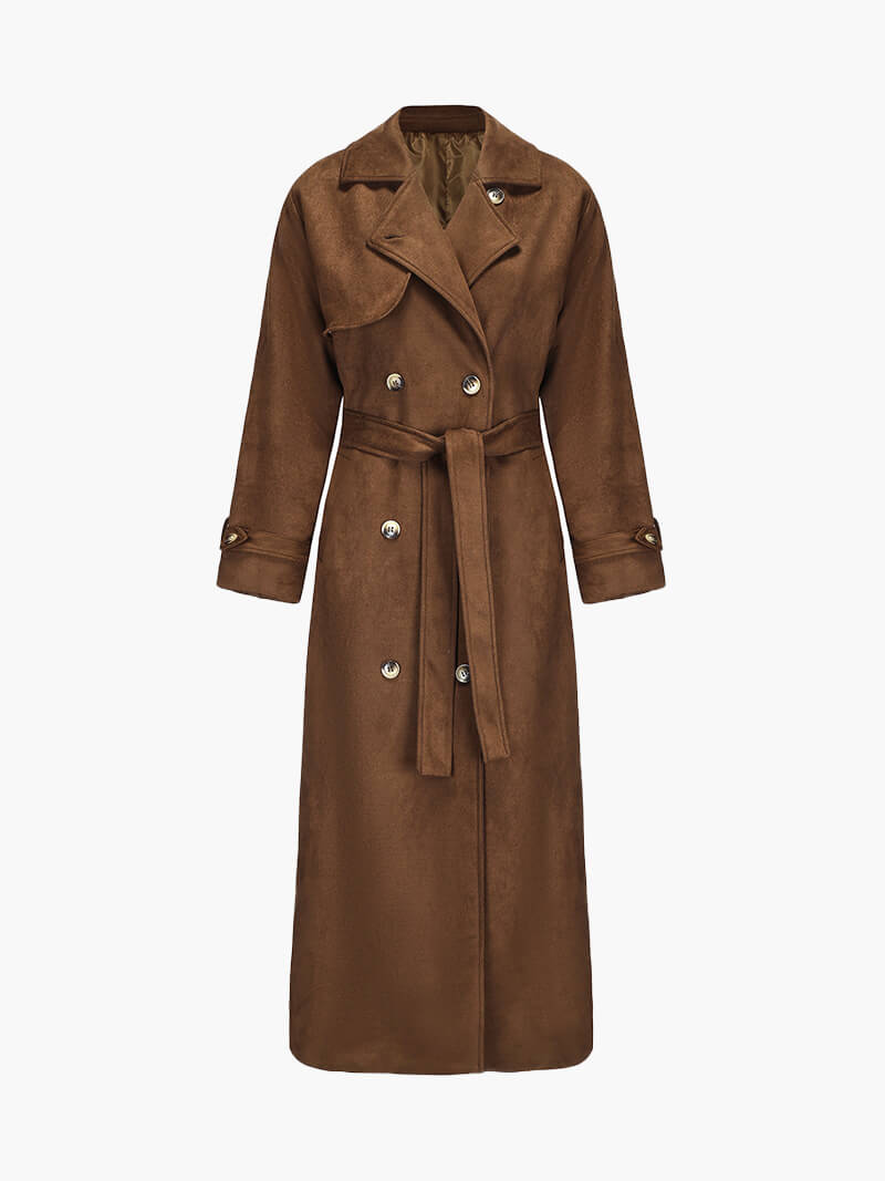 Amanda | Płaszcz typu trench w kolorze północy