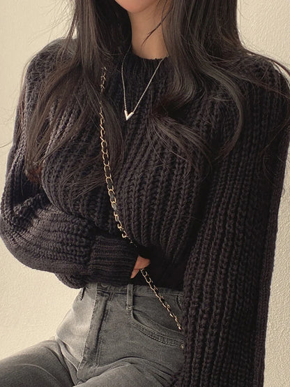 Ava | Knit Crop Sweater