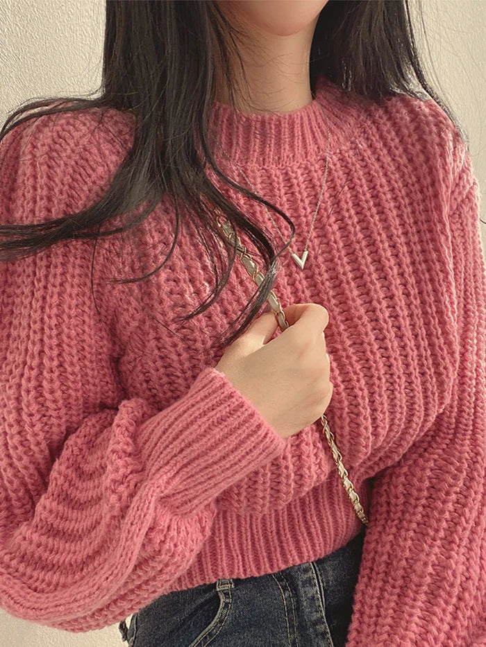 Ava | Knit Crop Sweater